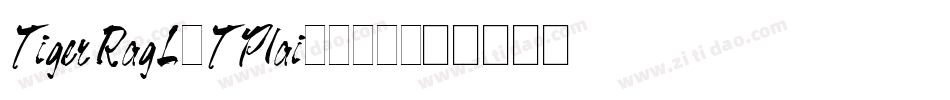 Tiger Rag LET Plain1.0字体转换
